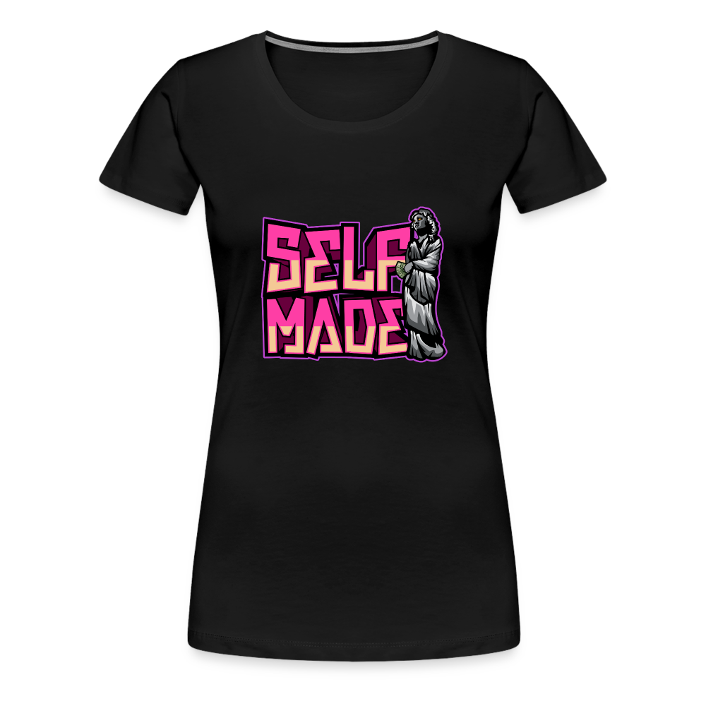 Women’s Premium T-Shirt Self Made - black