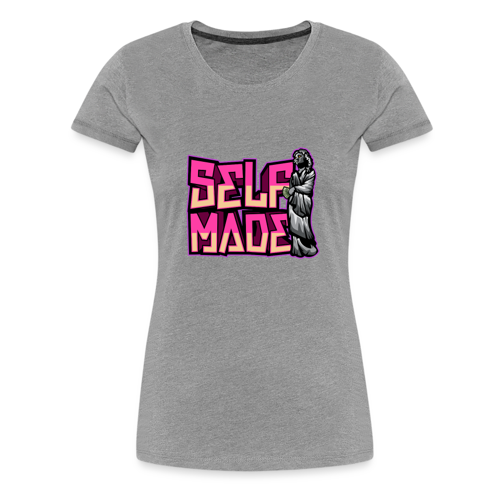 Women’s Premium T-Shirt Self Made - heather gray