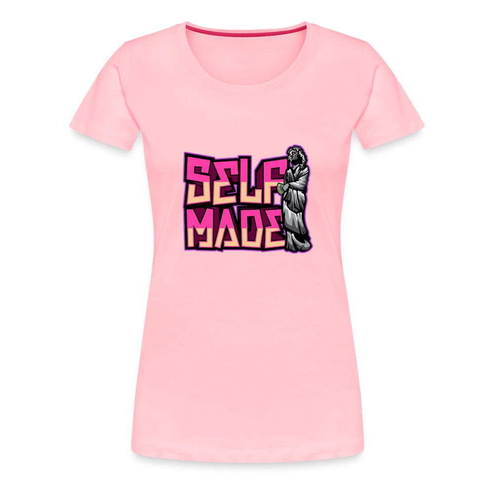 Women’s Premium T-Shirt Self Made - pink