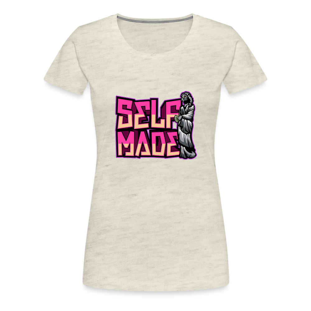 Women’s Premium T-Shirt Self Made - heather oatmeal