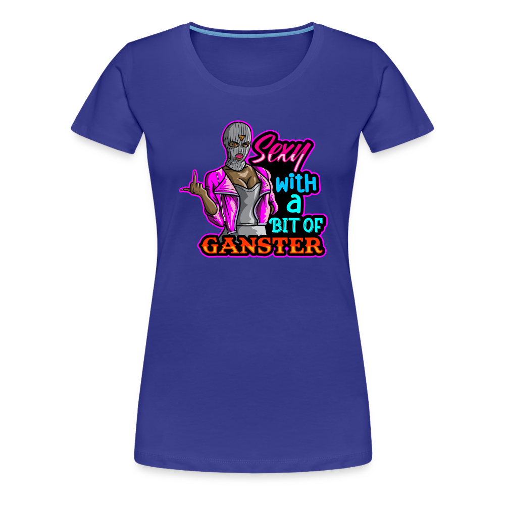 Sexy And Gangster Women’s Premium T-Shirt - royal blue