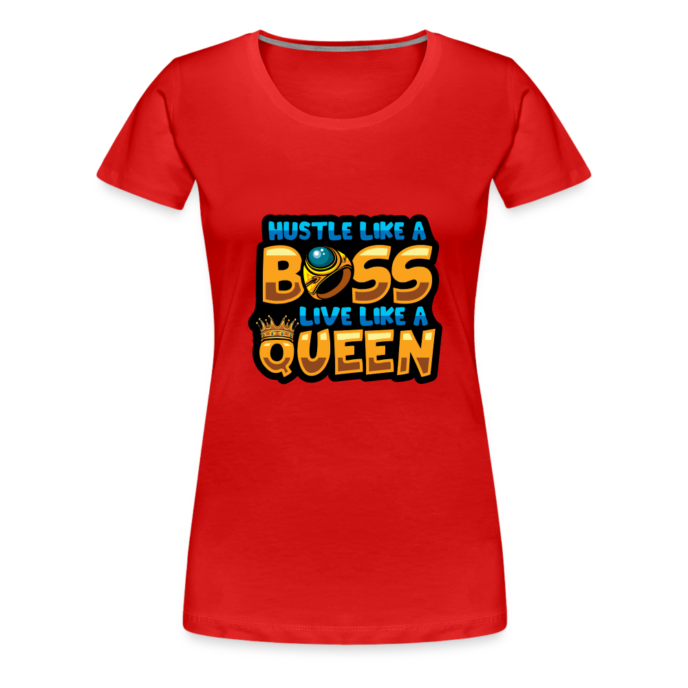 Women’s Premium T-Shirt Boss Queen - red