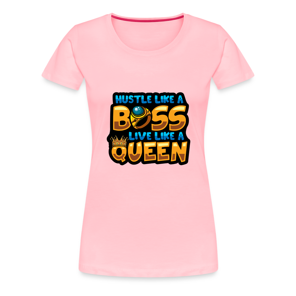 Women’s Premium T-Shirt Boss Queen - pink