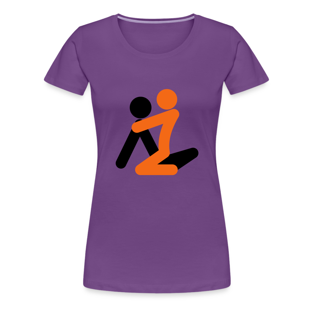 Couple Women’s Premium T-Shirt - purple