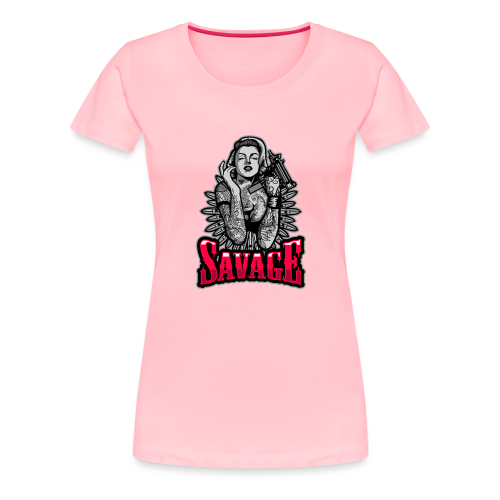 Savage Women’s Premium T-Shirt - pink