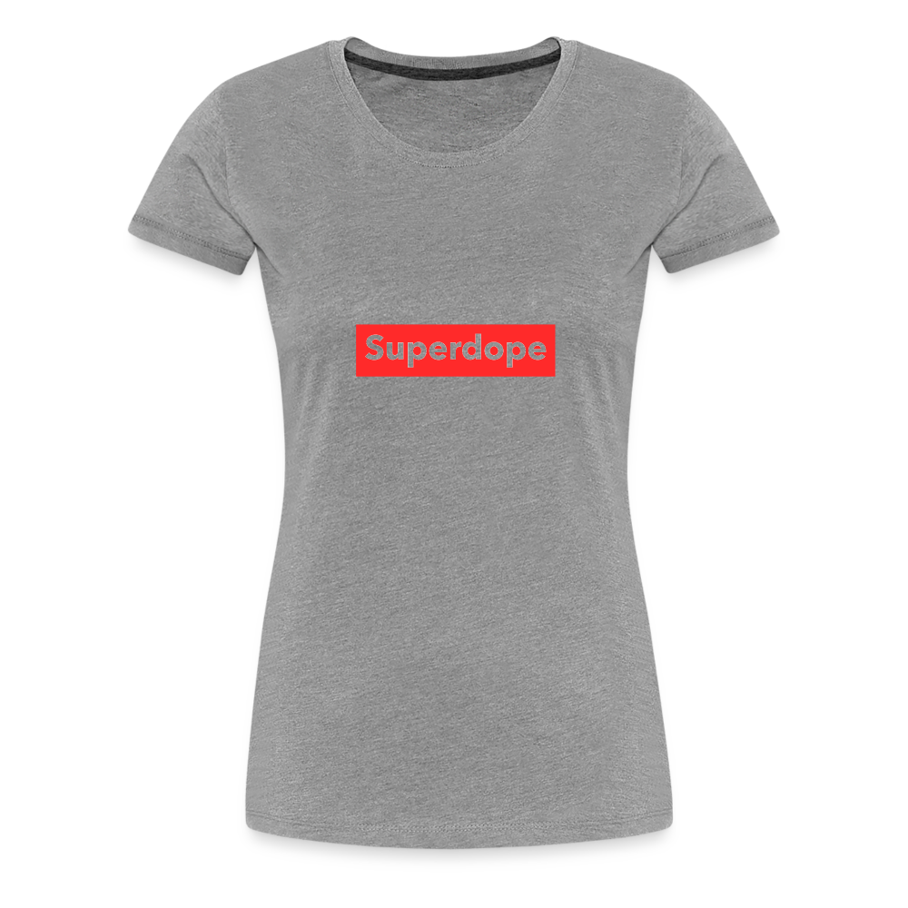 Superdope Women’s Premium T-Shirt - heather gray