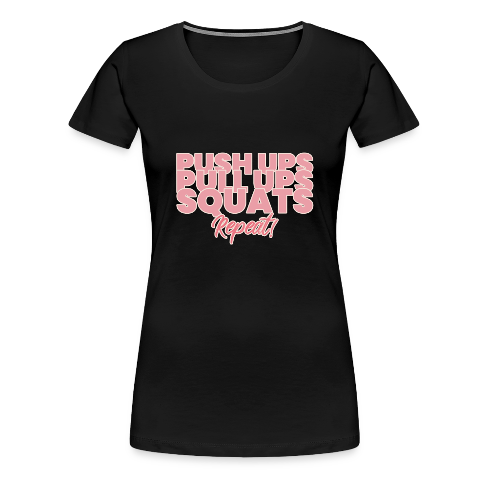 Repeat Women’s Premium T-Shirt - black