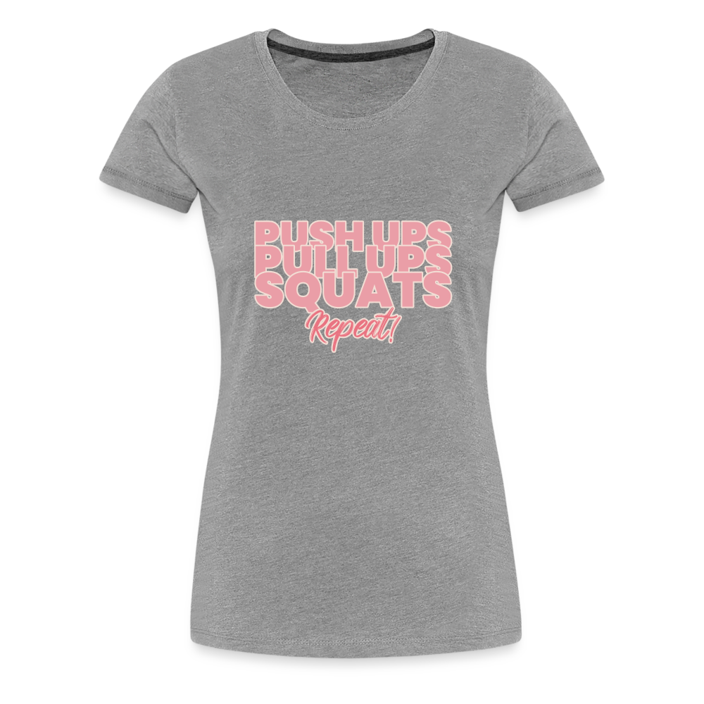 Repeat Women’s Premium T-Shirt - heather gray