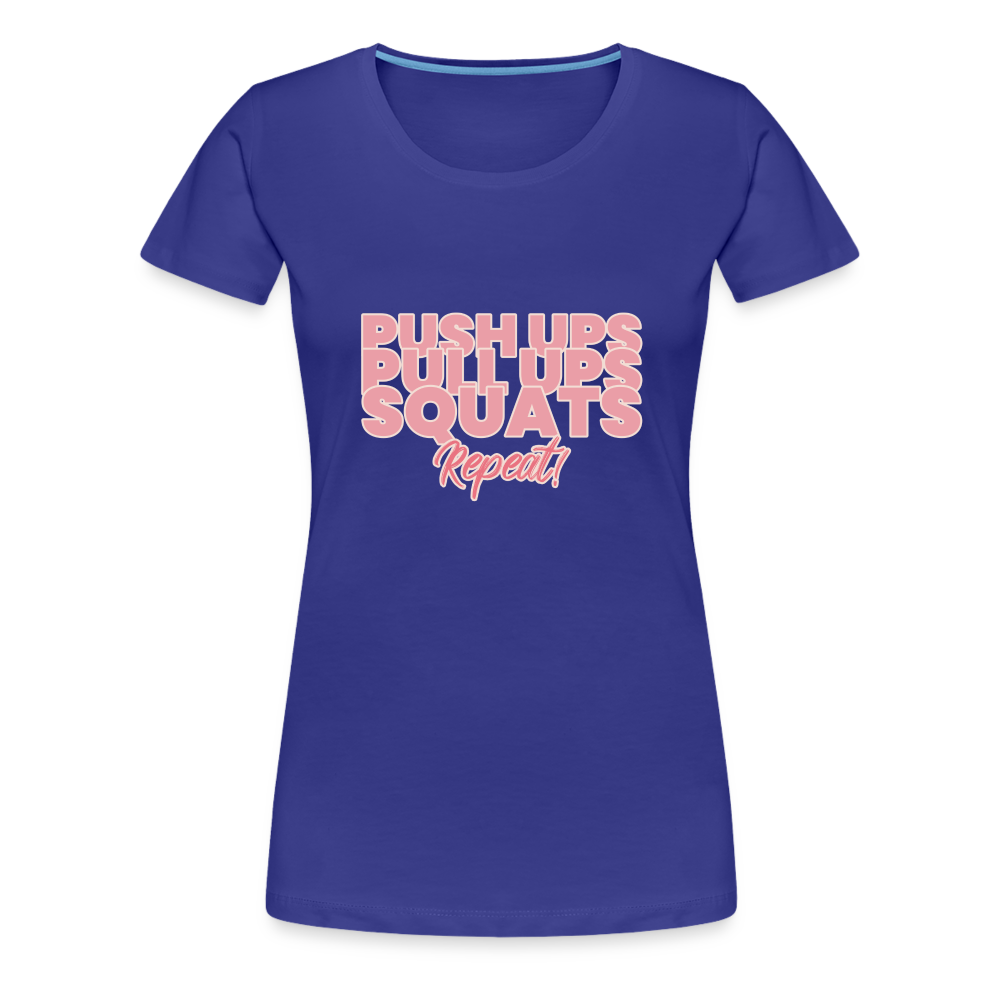 Repeat Women’s Premium T-Shirt - royal blue