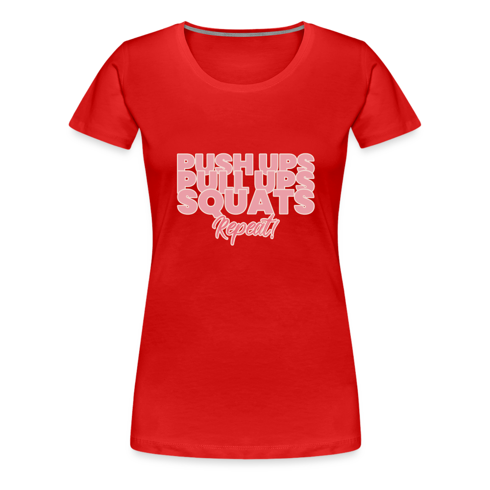 Repeat Women’s Premium T-Shirt - red