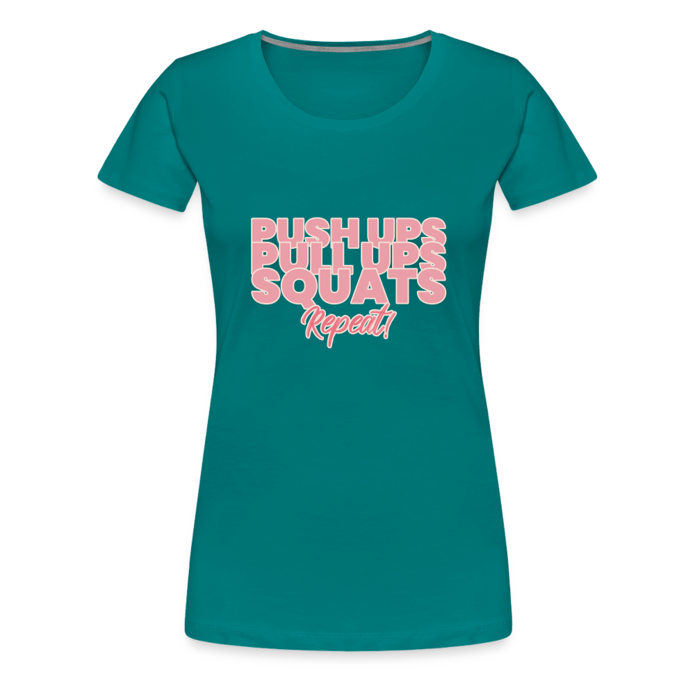 Repeat Women’s Premium T-Shirt - teal