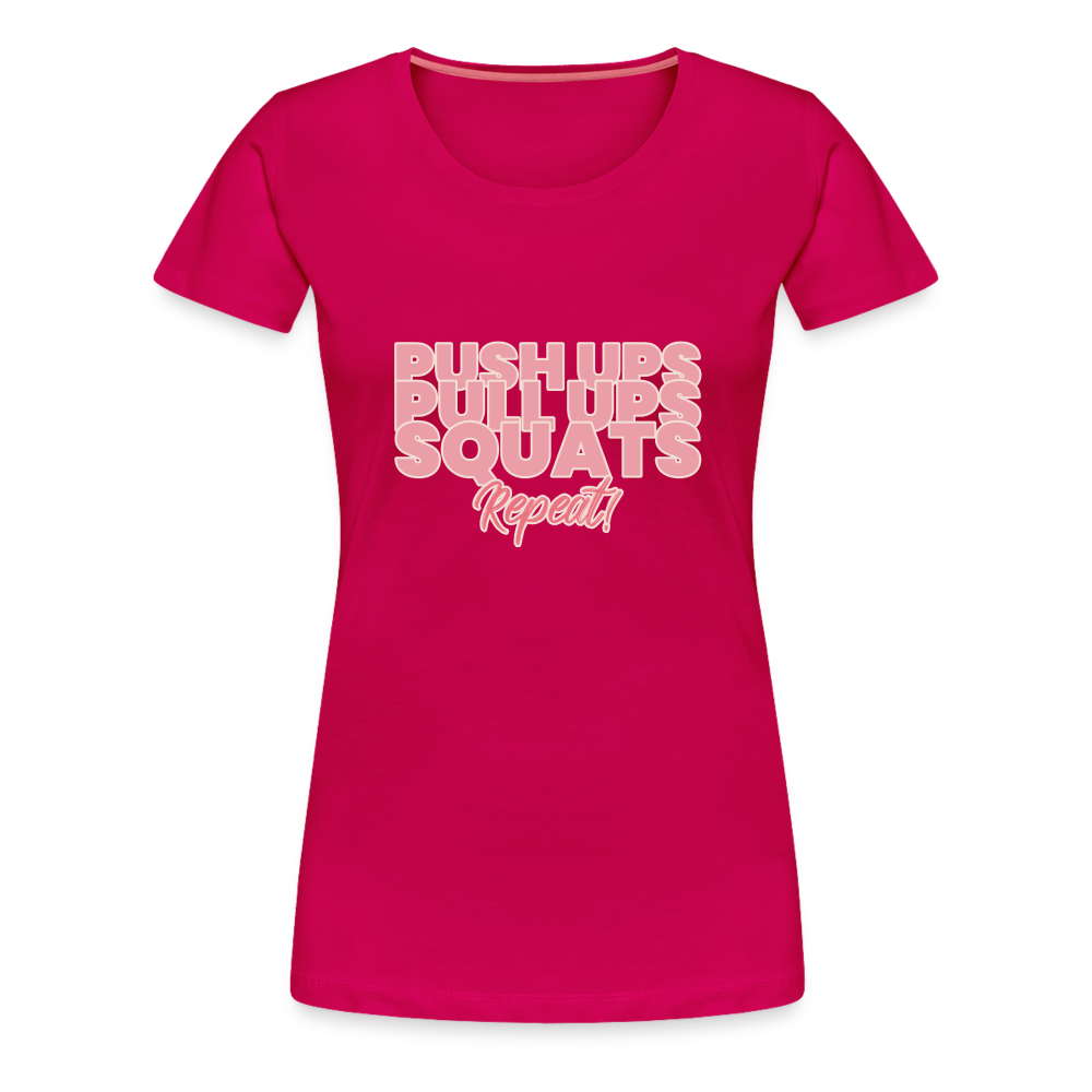 Repeat Women’s Premium T-Shirt - dark pink