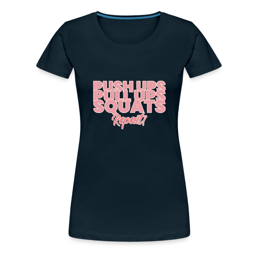 Repeat Women’s Premium T-Shirt - deep navy