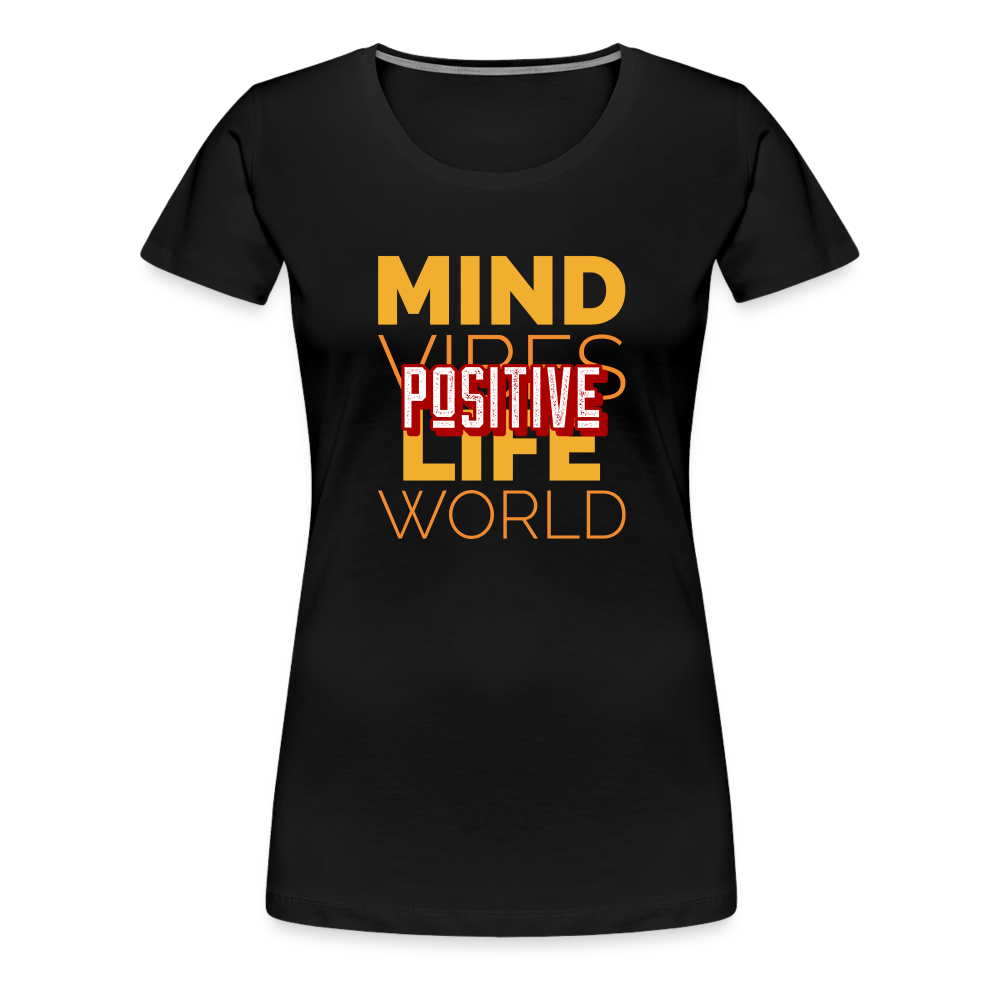 Positive Women’s Premium T-Shirt - black