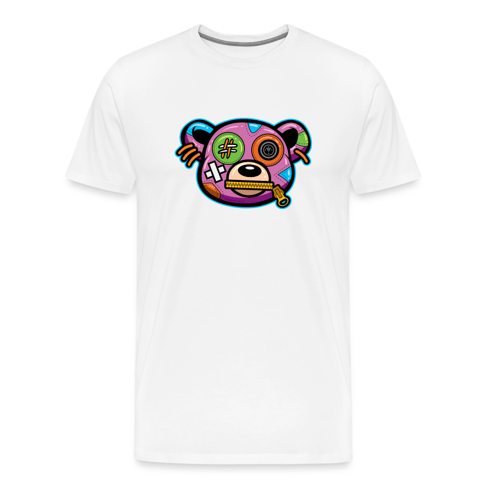 Bear Men's Premium T-Shirt - white