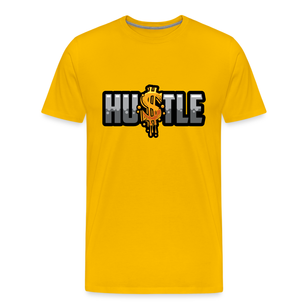 Hustle Men's Premium T-Shirt - sun yellow