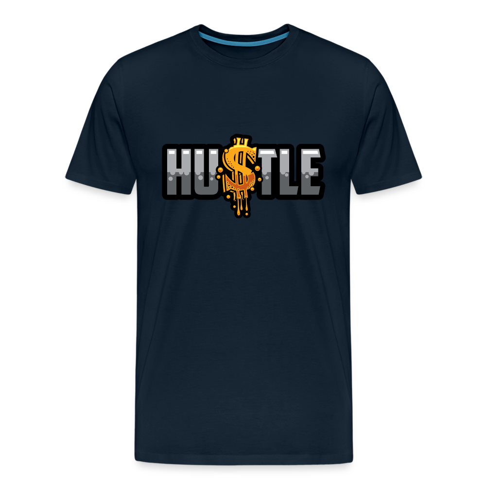 Hustle Men's Premium T-Shirt - deep navy