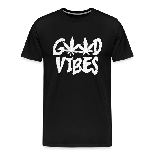 Good Vibes Men's Premium T-Shirt - black