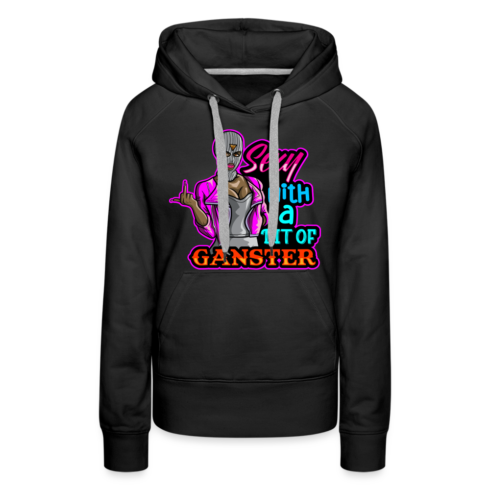 Gangster Women’s Premium Hoodie - black