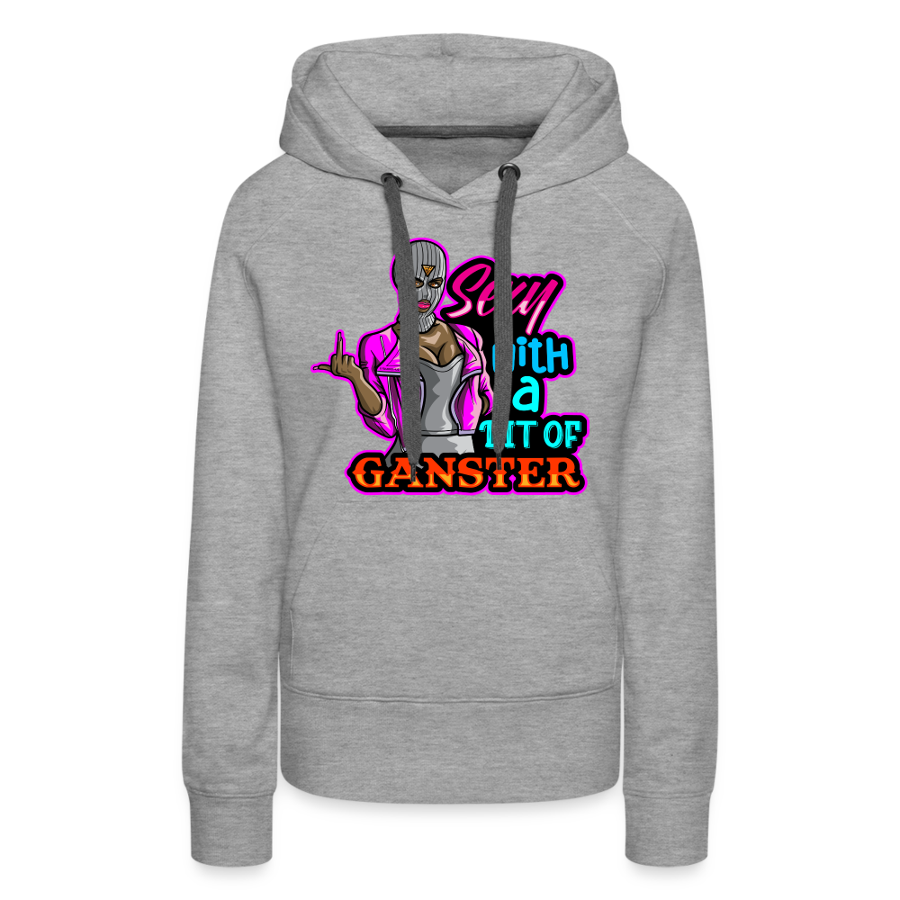 Gangster Women’s Premium Hoodie - heather grey