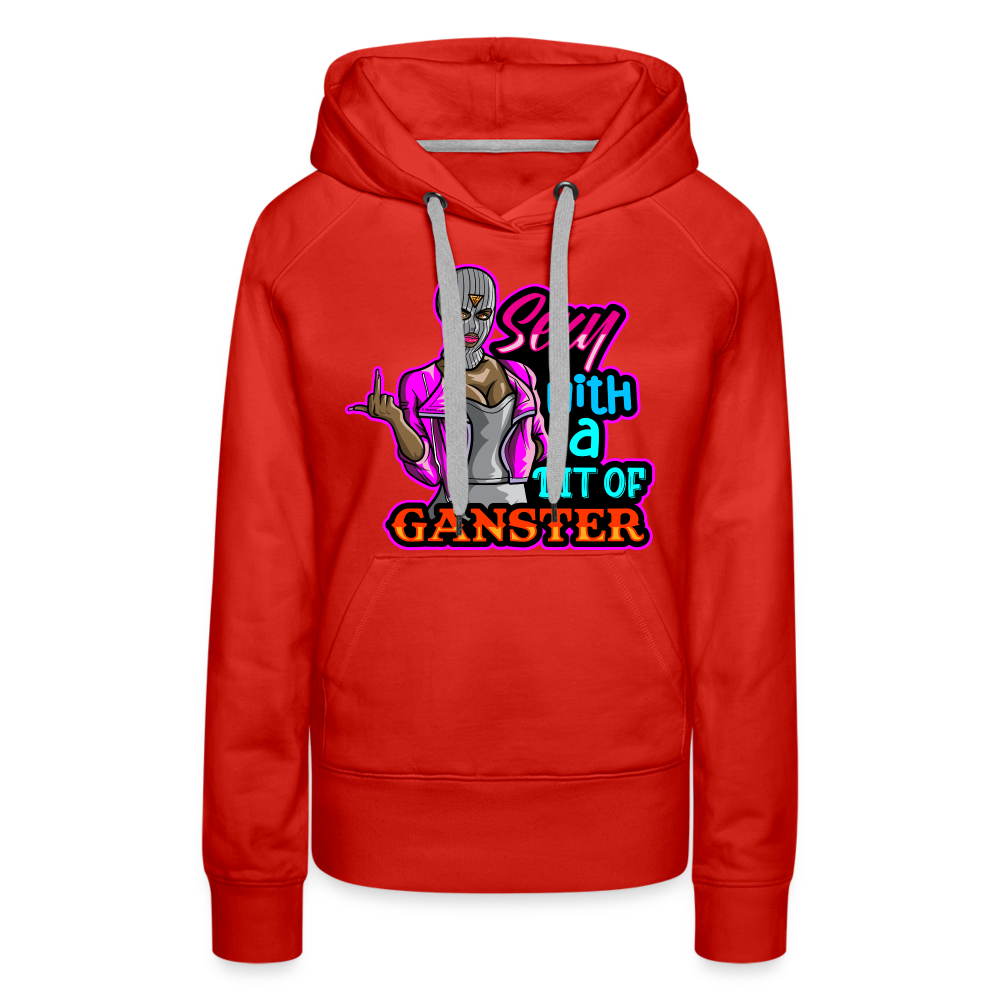 Gangster Women’s Premium Hoodie - red