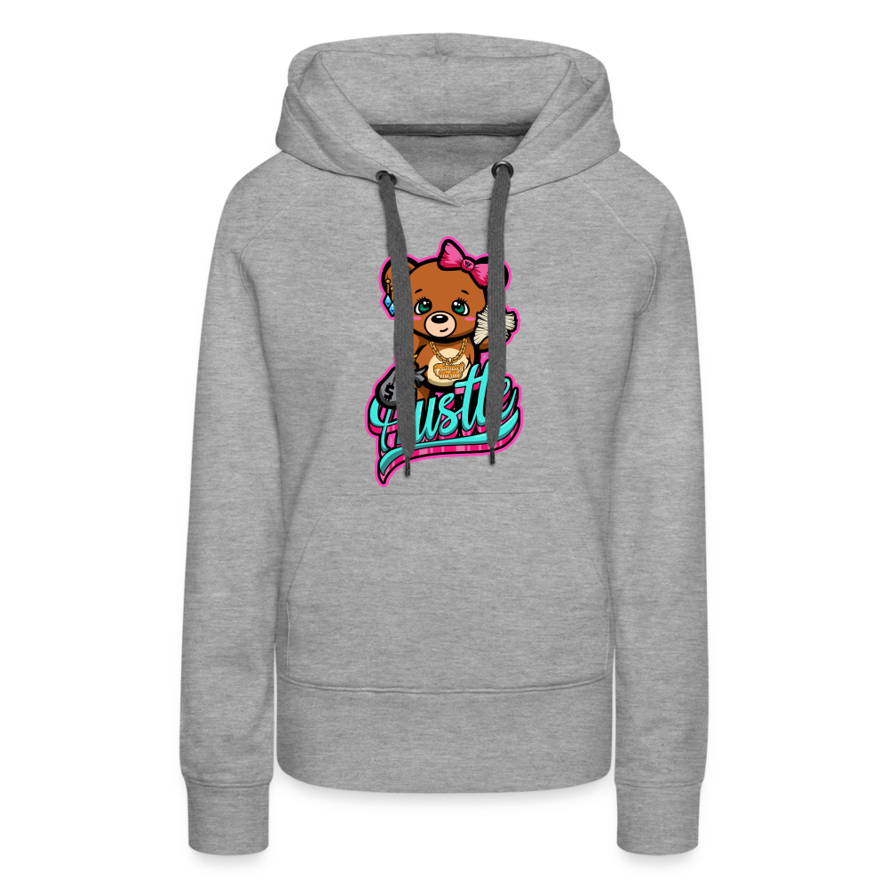 Hustle Women’s Premium Hoodie - heather grey