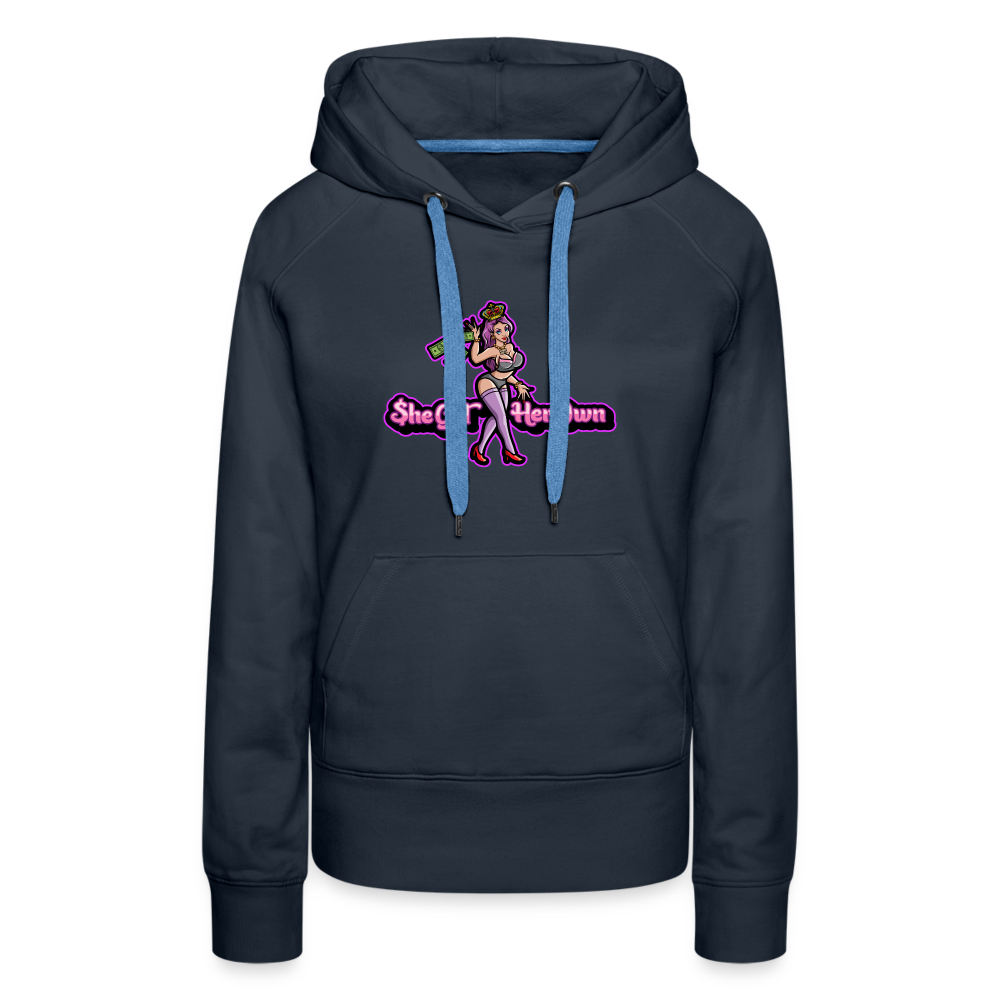 She Got Her Owm Women’s Premium Hoodie - navy