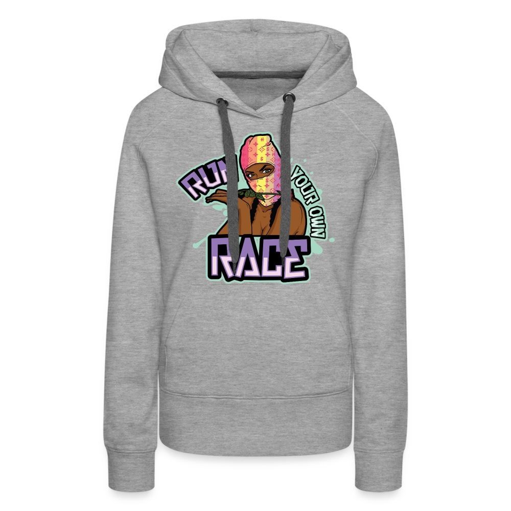 Run Your Race Women’s Premium Hoodie - heather grey