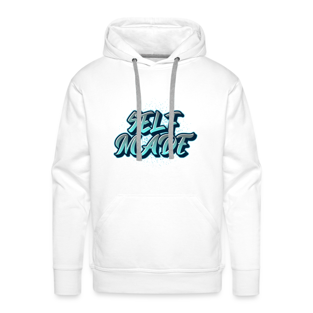 Self Made Men’s Premium Hoodie - white