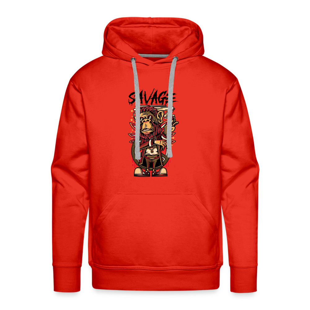 Savage Men’s Premium Hoodie - red