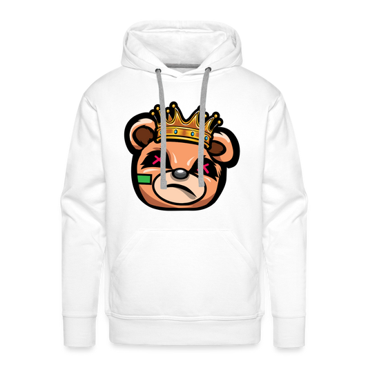 King Men’s Premium Hoodie - white