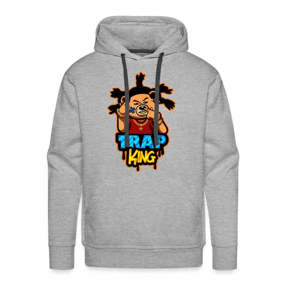 Trap King Men’s Premium Hoodie - heather grey