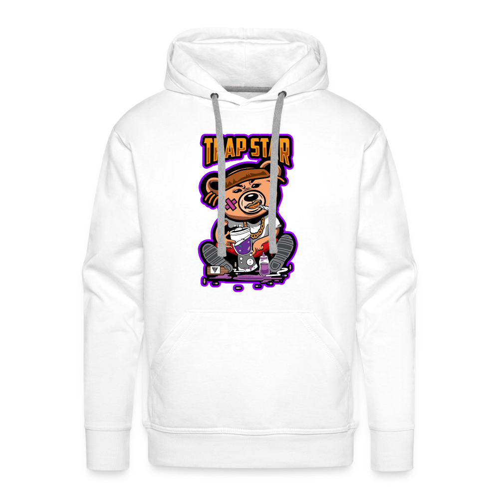 Trap Star Men’s Premium Hoodie - white