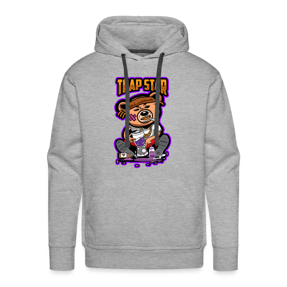 Trap Star Men’s Premium Hoodie - heather grey