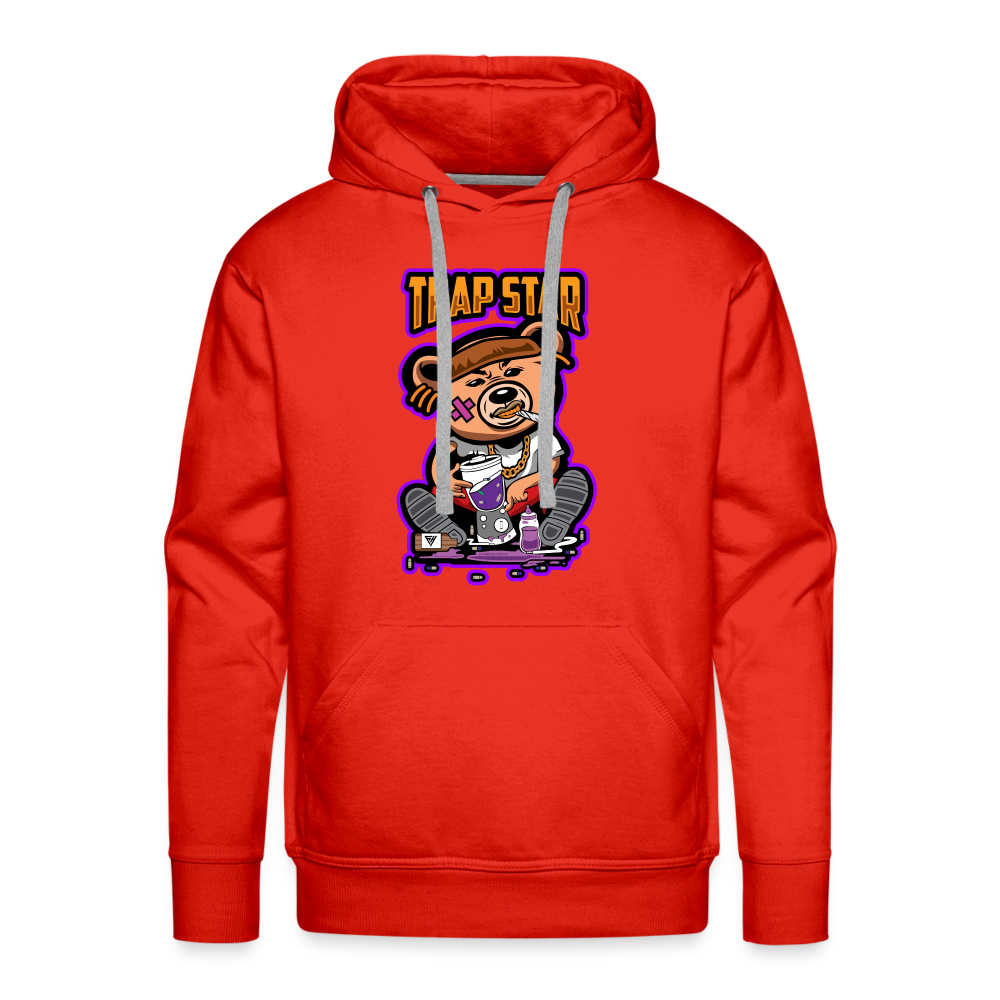 Trap Star Men’s Premium Hoodie - red