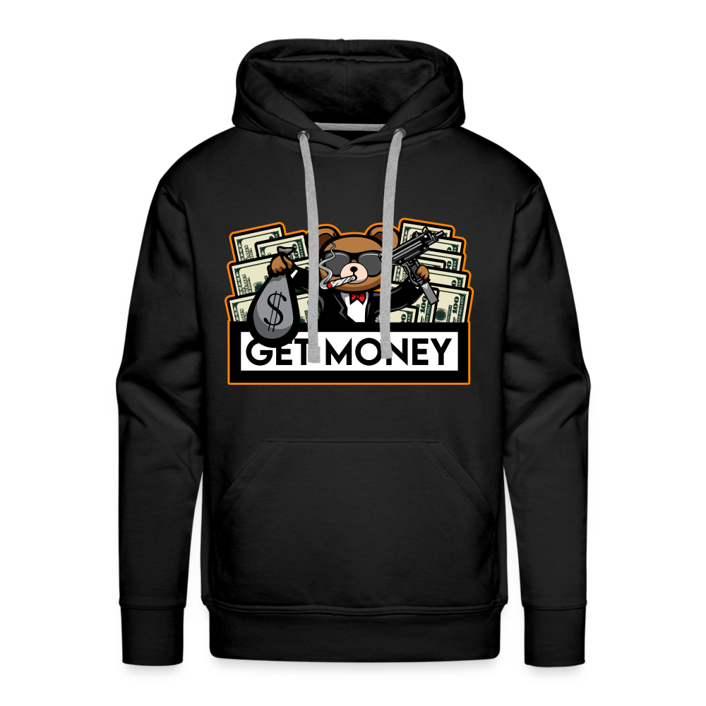 Get Money Men’s Premium Hoodie - black