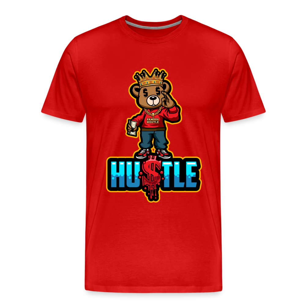 Hustle Men's Premium T-Shirt - red