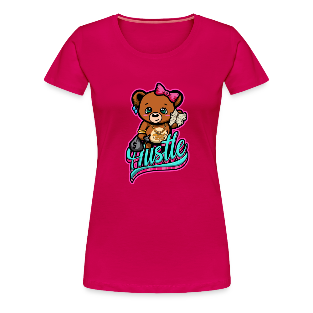 Hustle Women’s Premium T-Shirt - dark pink