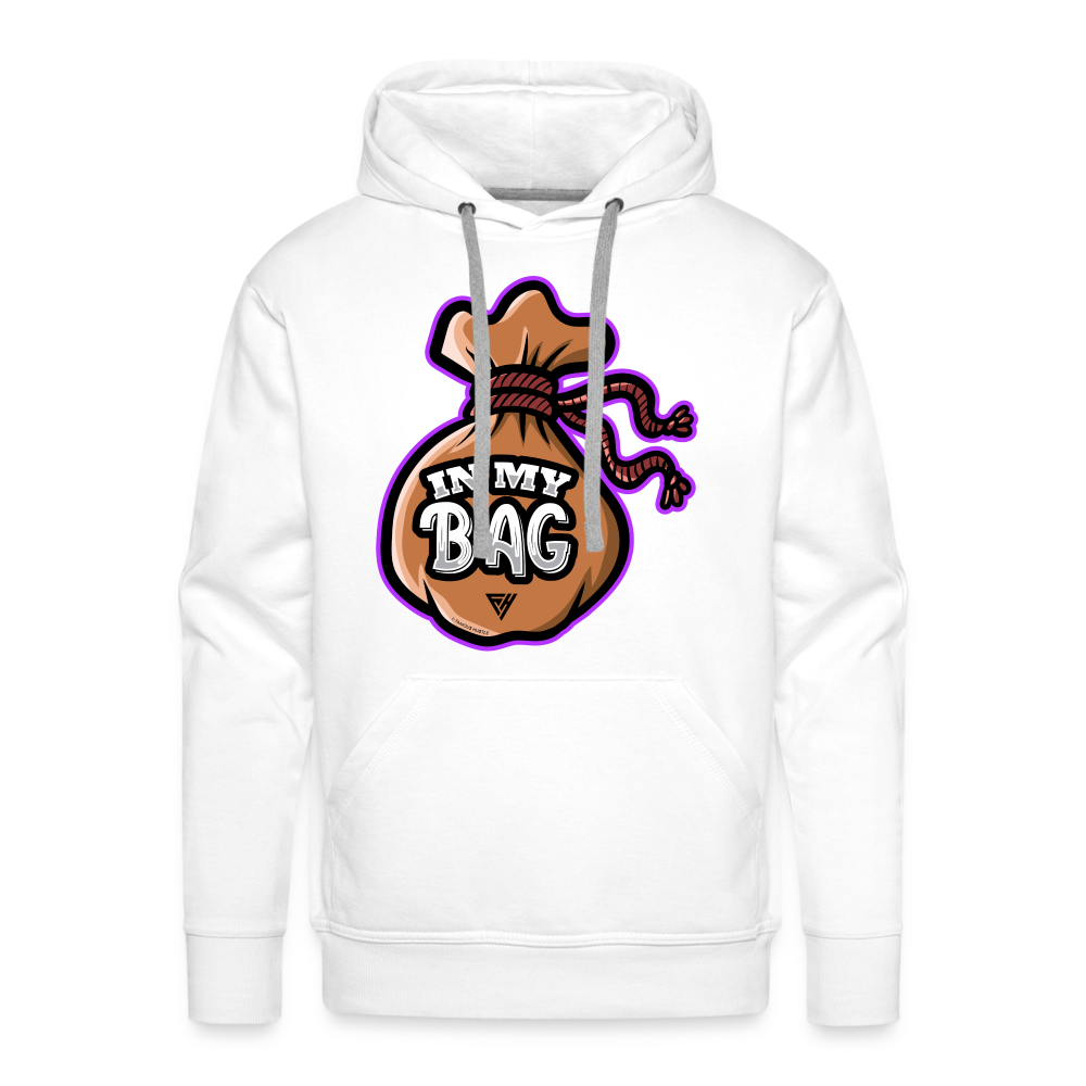 In My Bag Men’s Premium Hoodie - white