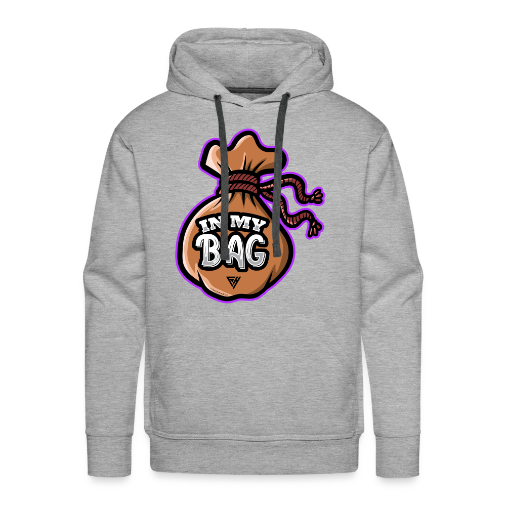 In My Bag Men’s Premium Hoodie - heather grey