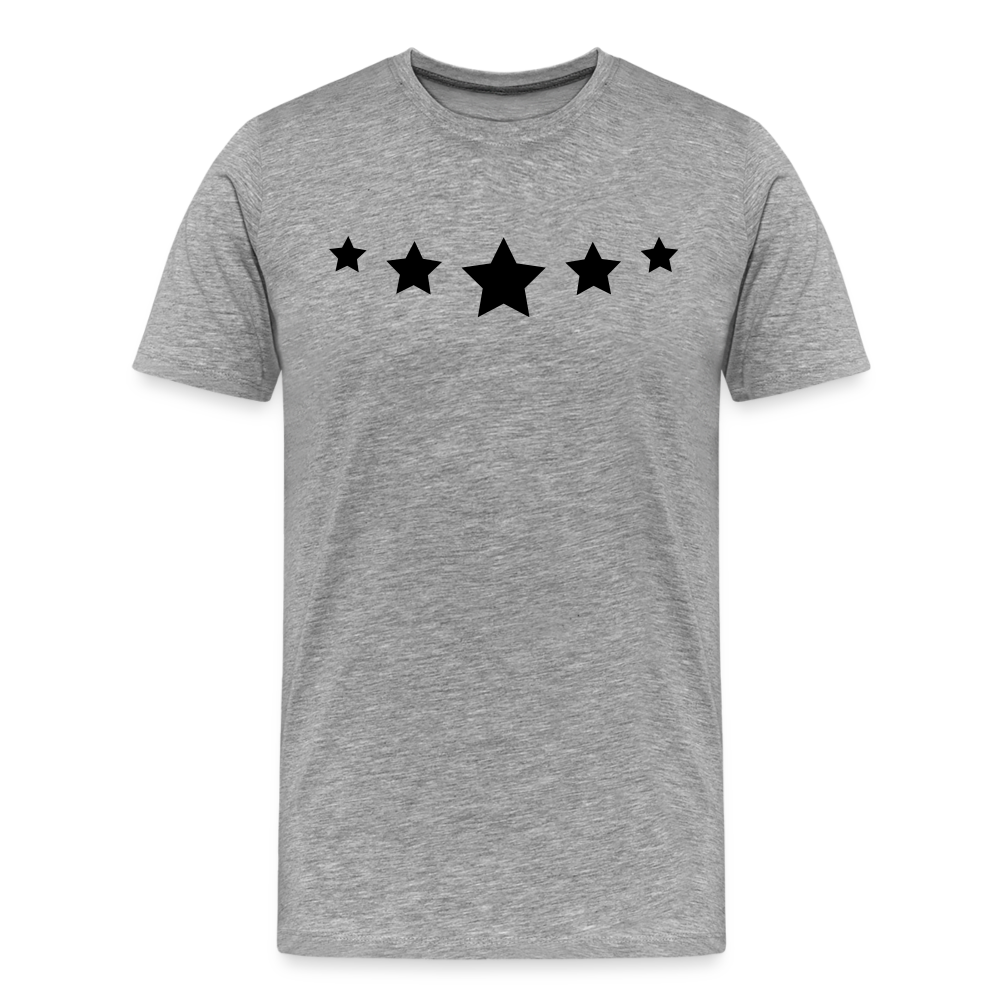 Star Men's Premium T-Shirt - heather gray