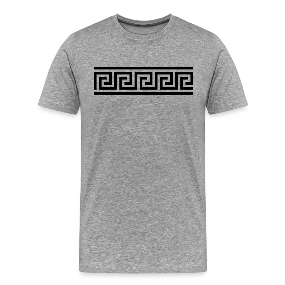 Pattern Men's Premium T-Shirt - heather gray