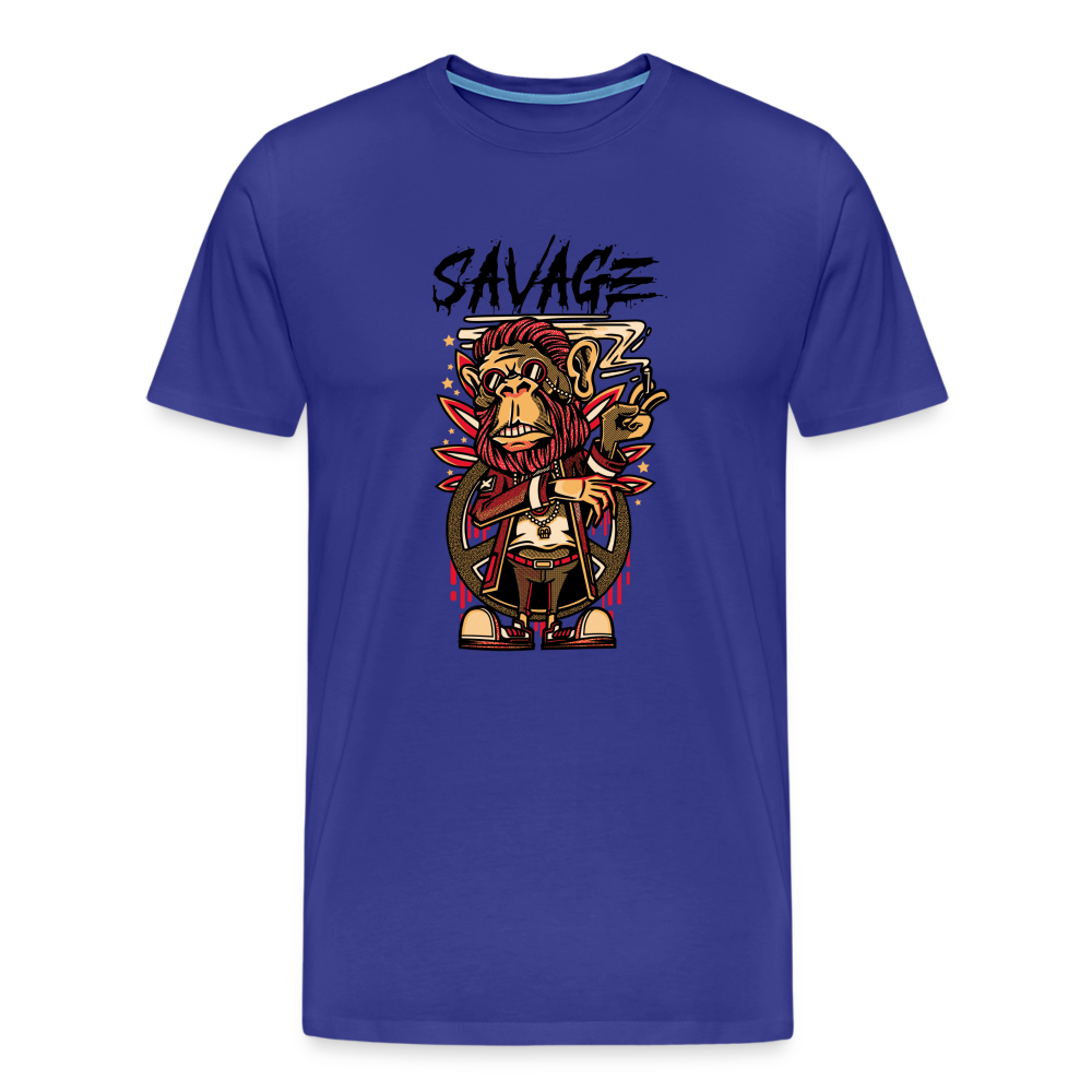 Savage Men's Premium T-Shirt - royal blue