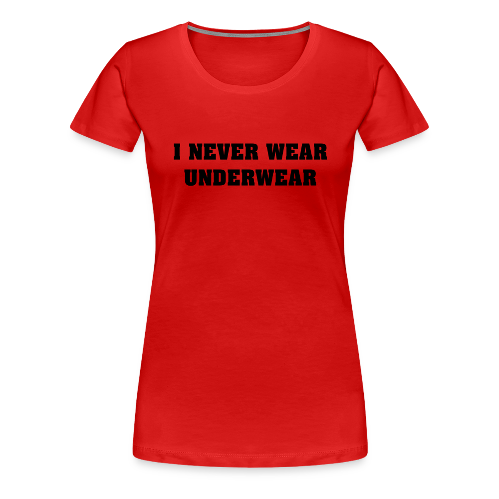 Never Women’s Premium T-Shirt - red