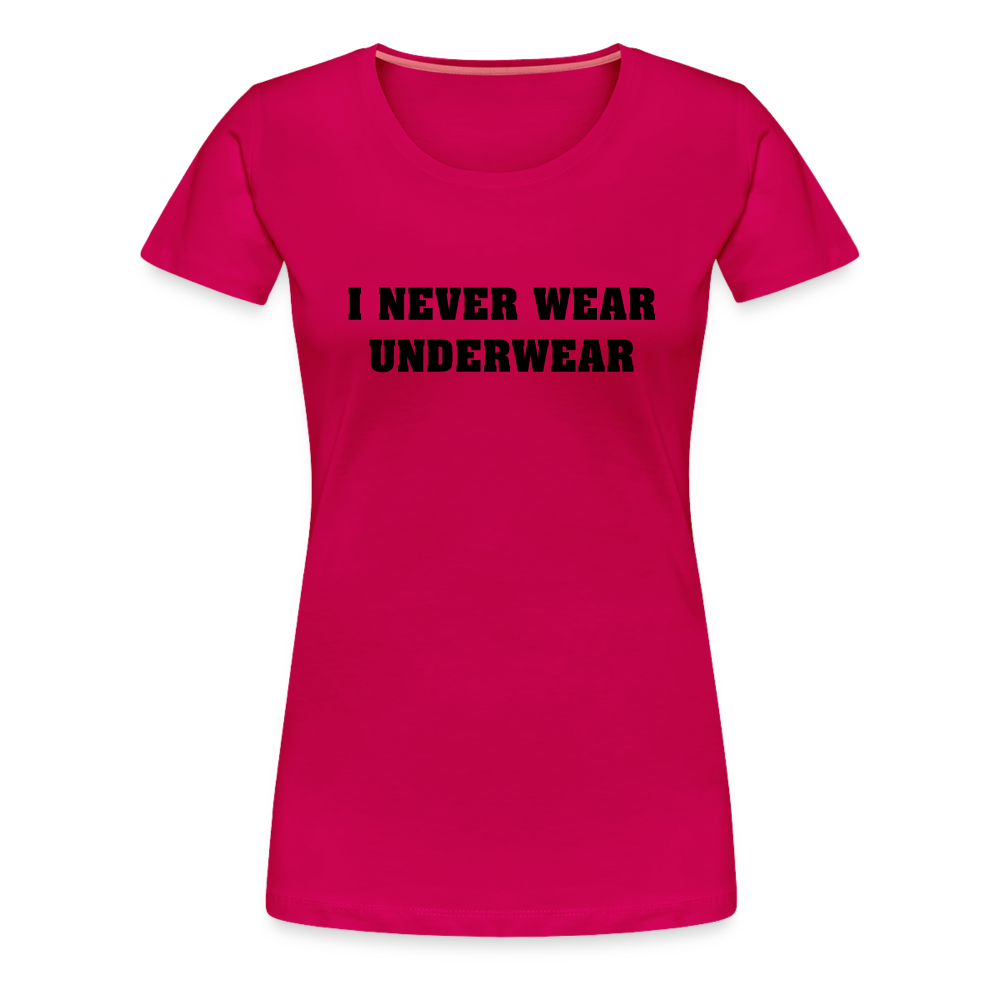 Never Women’s Premium T-Shirt - dark pink