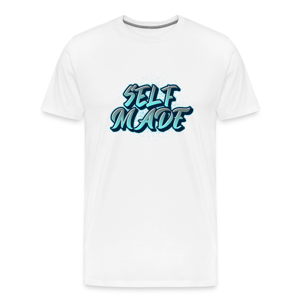 Self Made Men's Premium T-Shirt - white