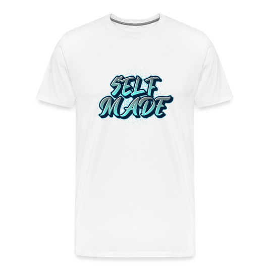 Self Made Men's Premium T-Shirt - white