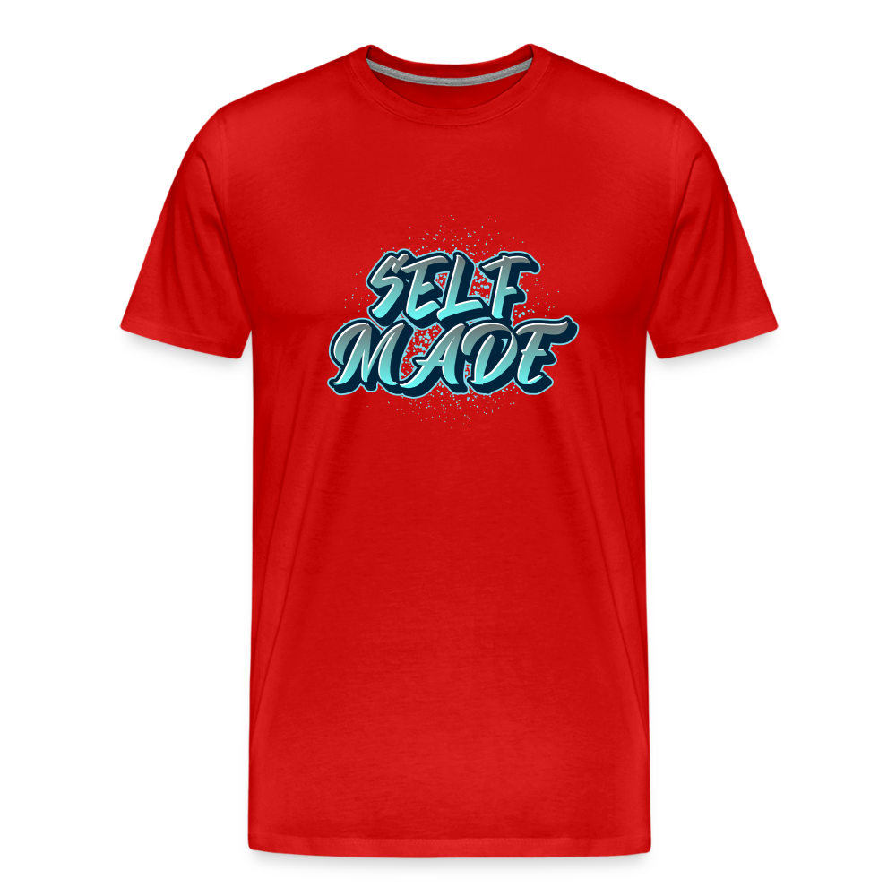 Self Made Men's Premium T-Shirt - red