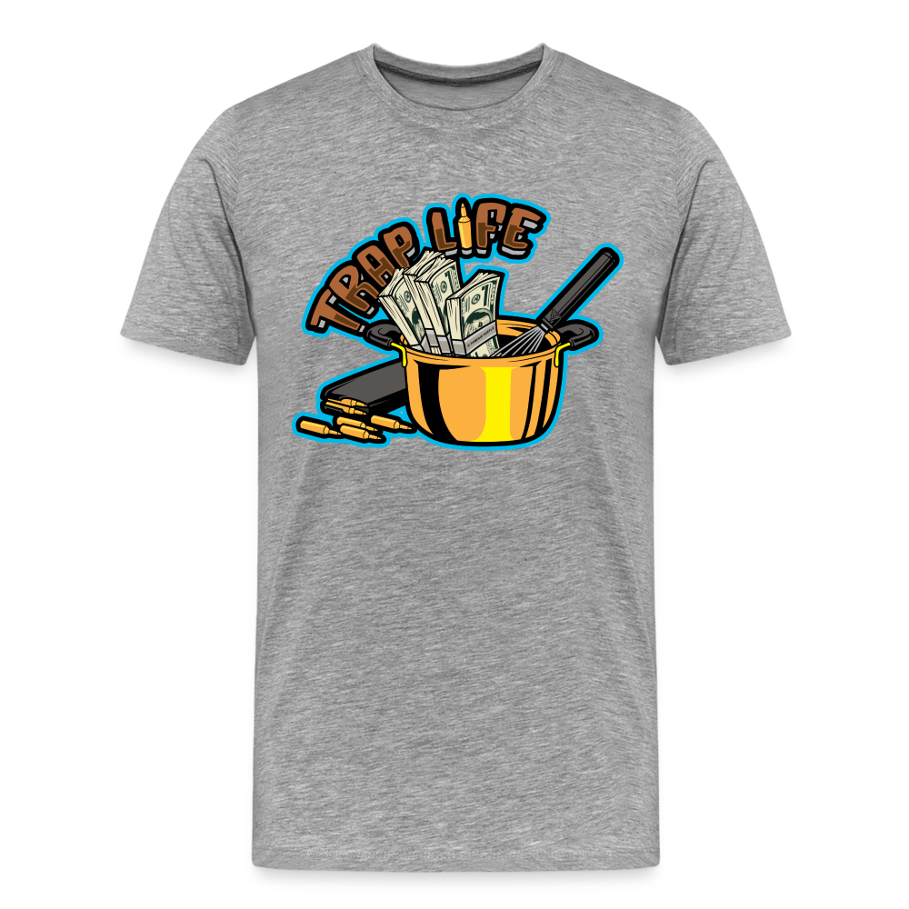 Trap Life Men's Premium T-Shirt - heather gray