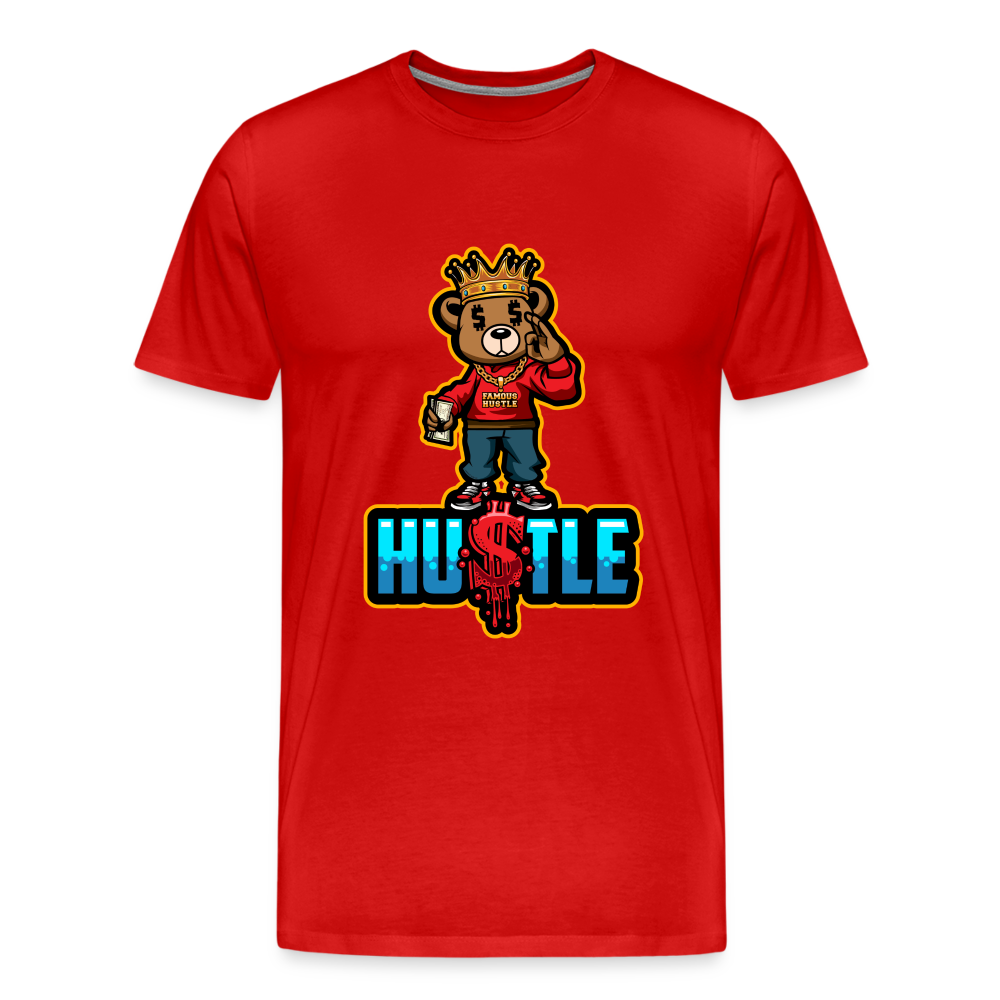 Hustle Men's Premium T-Shirt - red